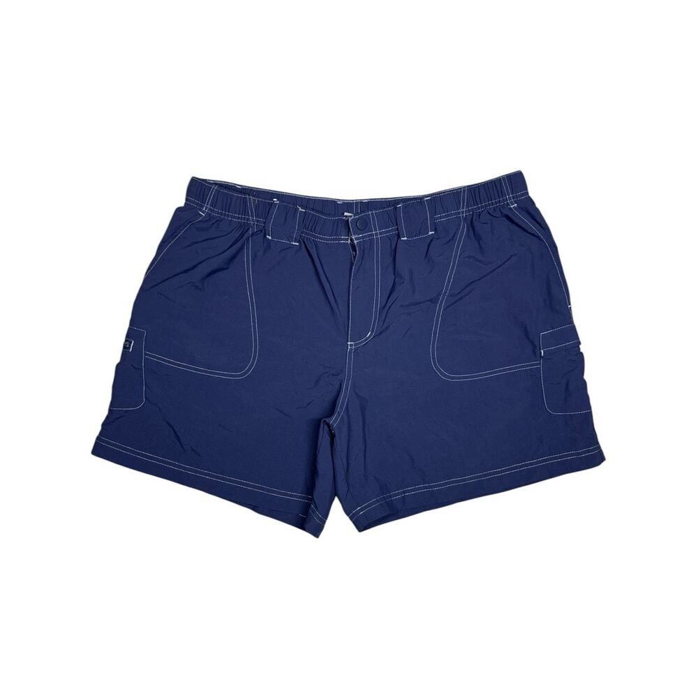 Columbia Men’s XL Navy Short-Inseam Elastic Waist Outdoor Shorts